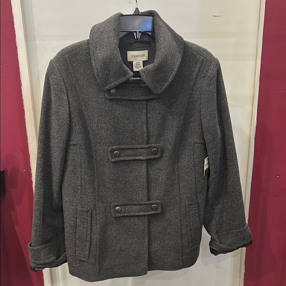*St.John’s Bay Gray Wool Jacket